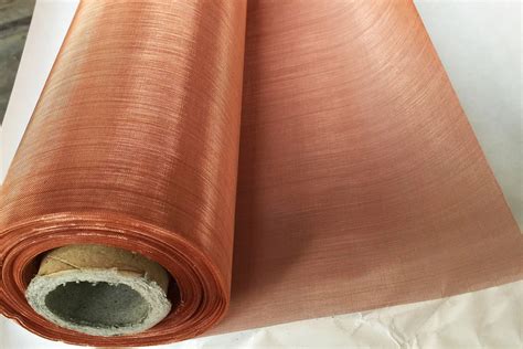 copper metal mesh fabric|copper mesh material.